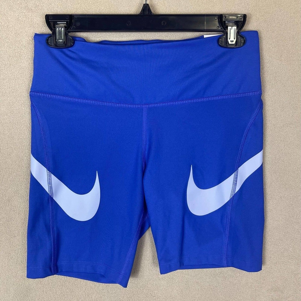 Nike Fast‎ Dry Fit Athletic Compression Shorts Womens M Purple Stretch NWT